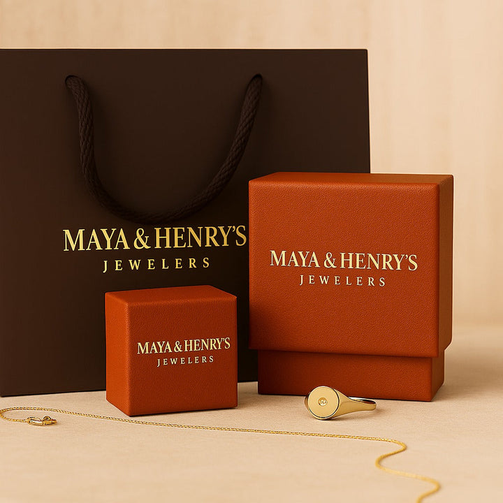 Carol four stone earrings | Gold